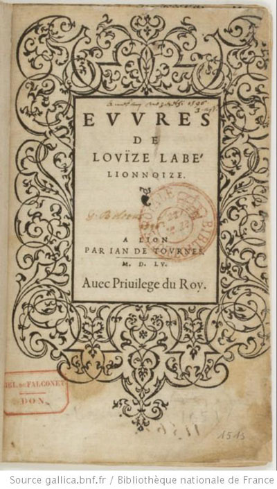Oeuvres, Lyon, 1555